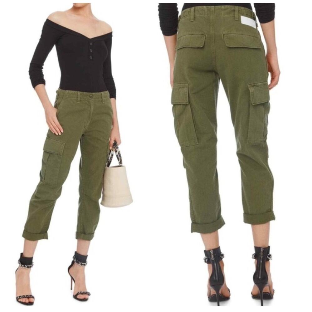 Re/Done Olive Green Cargo Pants